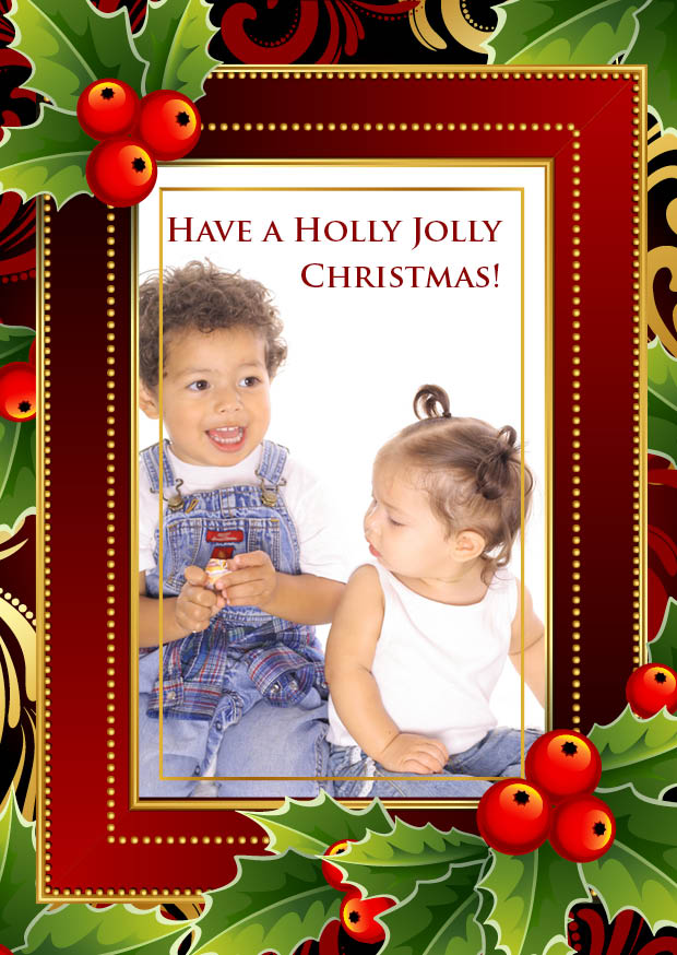 Holly Jolly Frame
